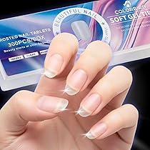 Amazon | COLORBIRD ネイルチップ 超薄 ショート クリア サンディング