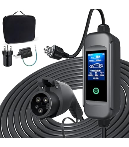 Amazon.co.jp: EV充電器 レベル2電気自動車充電ステーション NEMA 6-20