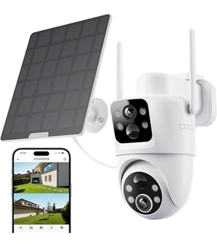 Amazon.co.jp: YESKAMO 防犯カメラ 屋外 ソーラー 2K 300万画素