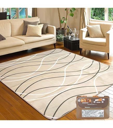 Amazon | コイズミ 電気カーペット カバー付きセット 洗えるカバー 2畳