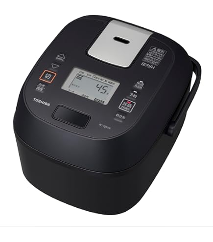 Amazon | TOSHIBA 東芝 炊飯器 RC-5XT (K) ブラック IH炊飯ジャー 3合
