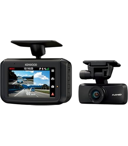 Amazon.co.jp: ケンウッド(KENWOOD) 前後撮影対応2カメラドライブ