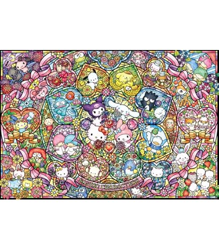 Amazon | 1000ピース ジグソーパズル ハローキティのフラワーショップ