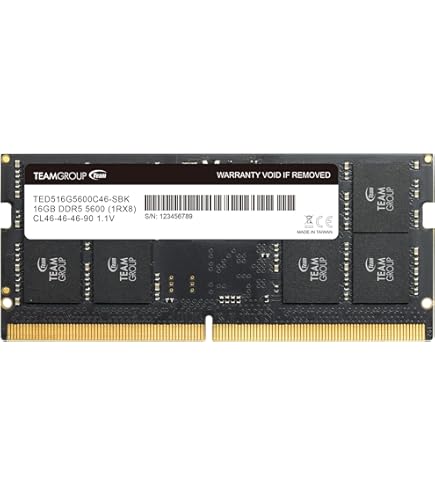 Amazon.co.jp: Samsung 8GB DDR5 4800MHz PC5-38400 SODIMM ノート