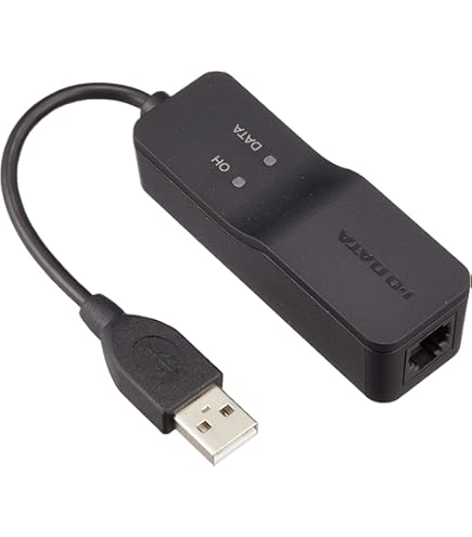 Amazon | I-O DATA アナログモデム USB接続/外付け/56kbps/V.90 USB
