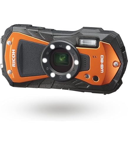 Amazon | RICOH 防水デジタルカメラ RICOH WG-30W フレームオレンジ