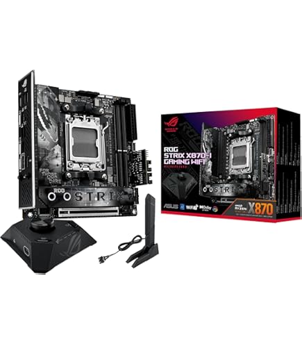 Amazon | ASUS ROG STRIX X870-I GAMING WIFI AMD AM5 X870 Mini ITX