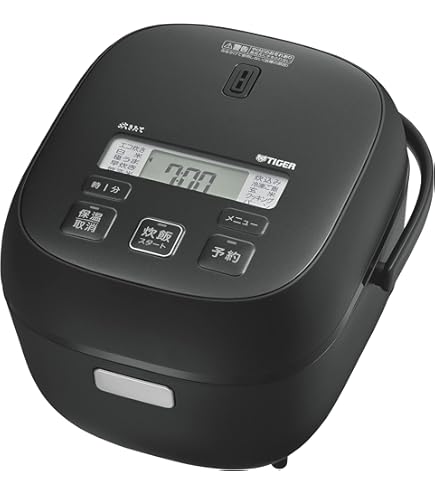 Amazon | TOSHIBA 東芝 炊飯器 RC-5XT (K) ブラック IH炊飯ジャー 3合