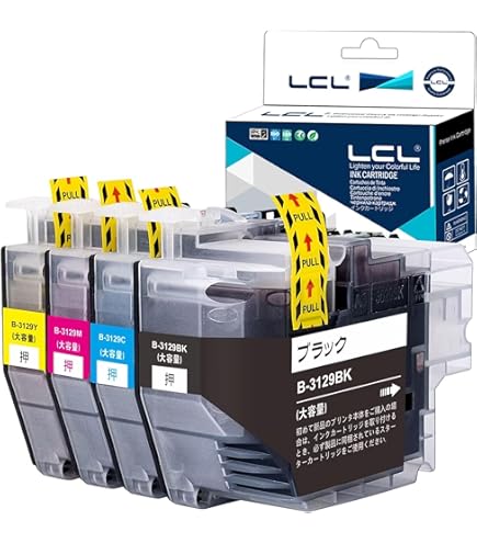 Amazon.co.jp: brother ブラザー LC3129-4PK (BK/C/M/Y) 【4色パック