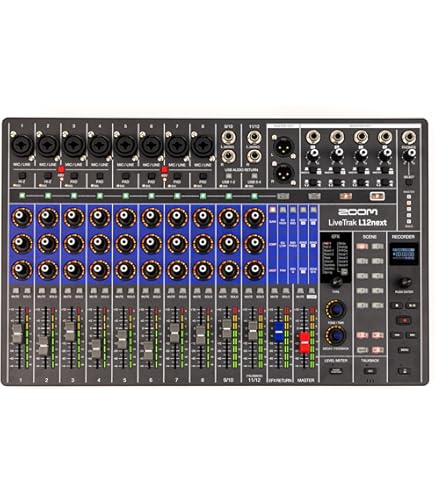 Amazon | Zoom LiveTrak L-8 ポータブル 8チャンネル デジタルミキサー