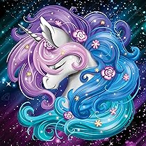 Amazon.co.jp: DIAMOND ART CLUB オーロラ ユニコーン ダイヤモンド