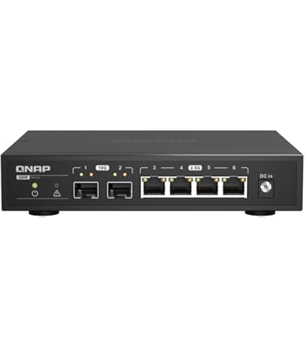Amazon.com: QNAP QSW-308S 10GbE Switch, with 3-Port 10G SFP+ and 8
