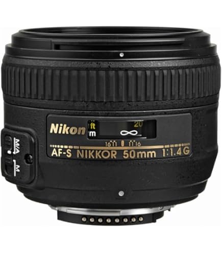 Amazon.com : Nikon AF FX NIKKOR 50mm F/1.4D DSLR Lens with Auto