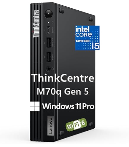 Amazon.com: Lenovo ThinkCentre M70q Gen 2 Mini Desktop Computer