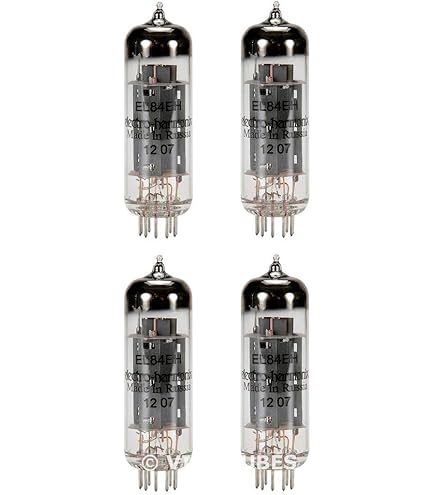 Amazon.com: Mullard EL84, Matched Quad (4 tubes) : Musical Instruments