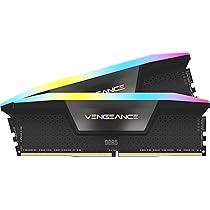 CORSAIR VENGEANCE RGB DDR5 RAM 32GB (2x16GB) 6400MHz CL36-48-48