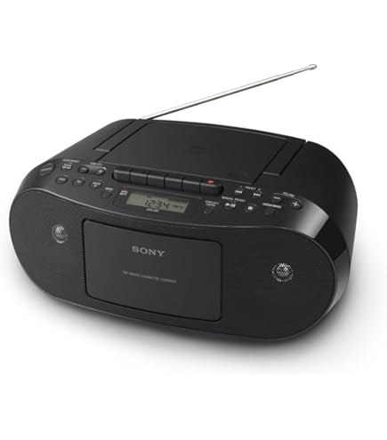Amazon.com: Sony CD Cassette Radio CFD-S70 B : Electronics