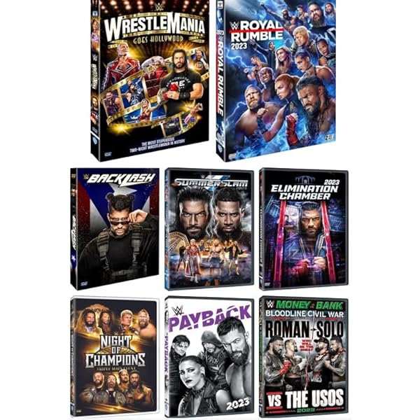 Amazon.com: WWE: Ultimate 2022 9-Volume DVD Collection