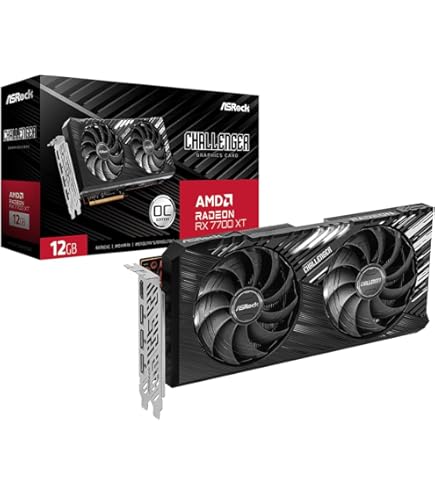 Amazon.com: ASRock Radeon / RX7700XT Graphics Board GDDR6 12 GB