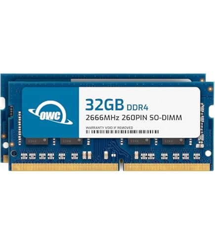OWC 64GB (2 x 32GB) PC21300 DDR4 2666MHz SO-DIMMs Memory Ram