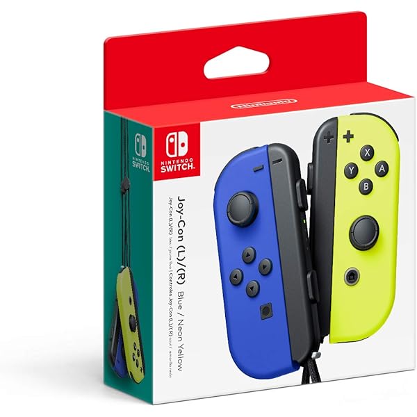 Amazon.com: Nintendo Joy-Con (L) neon red / (R) neon Blue : Video