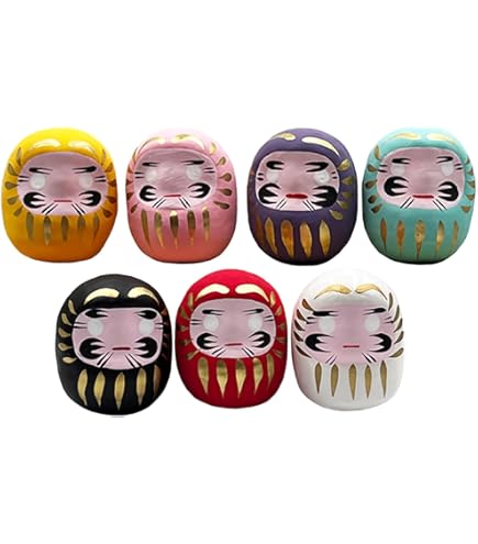 Amazon.com: WA ZAKKA Miniature Daruma Doll (Japanese Good-Luck