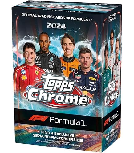 Amazon.com: 2021 Topps Chrome Formula 1 Racing Hobby Lite Box