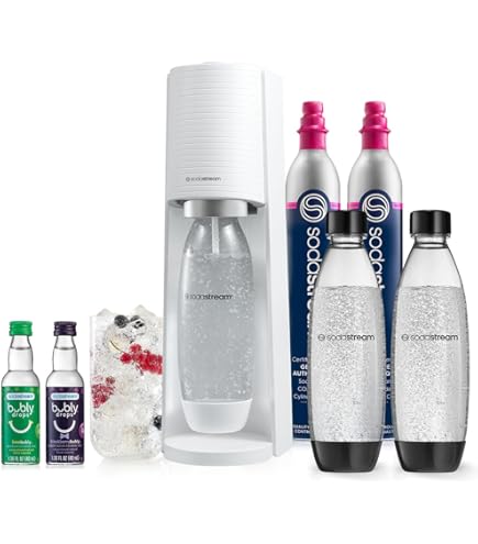 Amazon.com: SodaStream E-TERRA Sparkling Water Maker Bundle (White