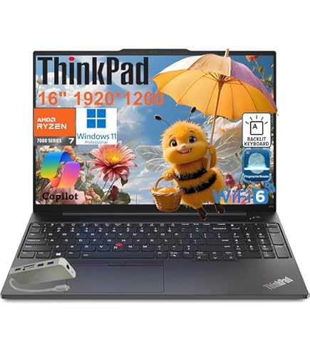 Amazon.com: Lenovo ThinkPad X395 Laptop, 13.3