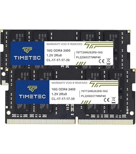 Crucial 32GB Kit (16GBx2), 260-pin SODIMM, DDR4 PC4-19200, at