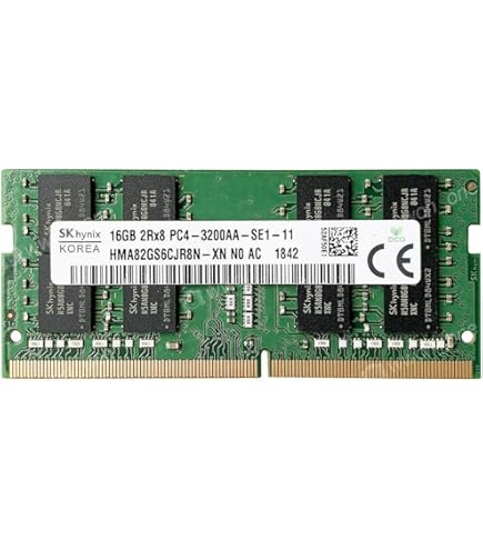 SK HYNIX 16GB 2RX8 DDR4 SO-DIMM PC4-21300 2666MHZ Memory Module