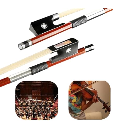 Amazon.com: JonPaul Arpege Model Carbon Fiber 4/4 Violin Bow