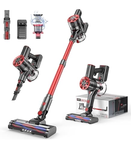 HONITURE S13 Pro Cordless Vacuum Cleaner, 450W 38KPA Vacuum