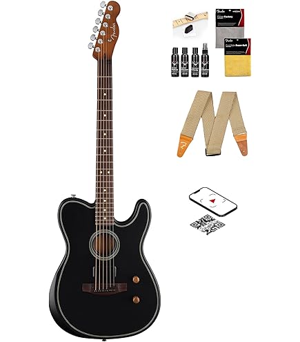 Amazon.com: Fender Acoustasonic Player Telecaster Acoustic
