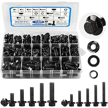 Amazon Best Sellers: Best Nut & Bolt Assortment Sets
