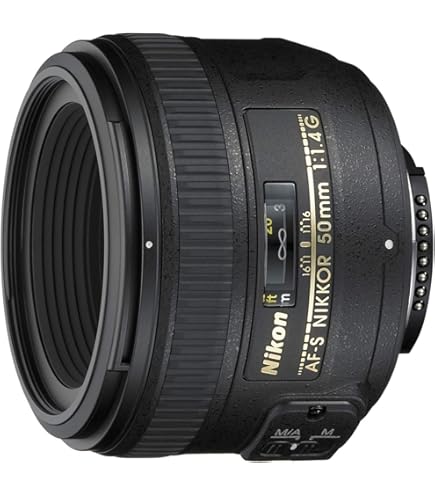 Amazon.com : Nikon AF FX NIKKOR 50mm F/1.4D DSLR Lens with Auto