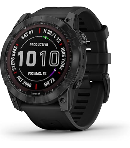 Garmin fēnix 7X Pro Solar, Multisport GPS Smartwatch, Built-in