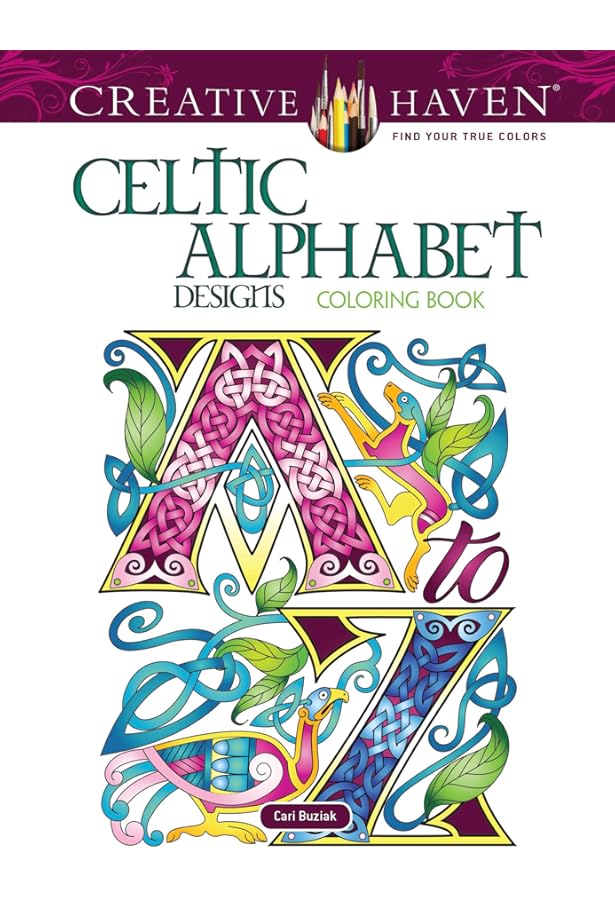The Illuminated Alphabet (Dover Coloring Book): Theodore Menten