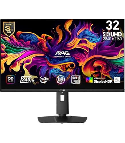 Amazon.com: MSI MAG 271P QD-OLED X24 Gaming Screen 26.5 Inch WQHD