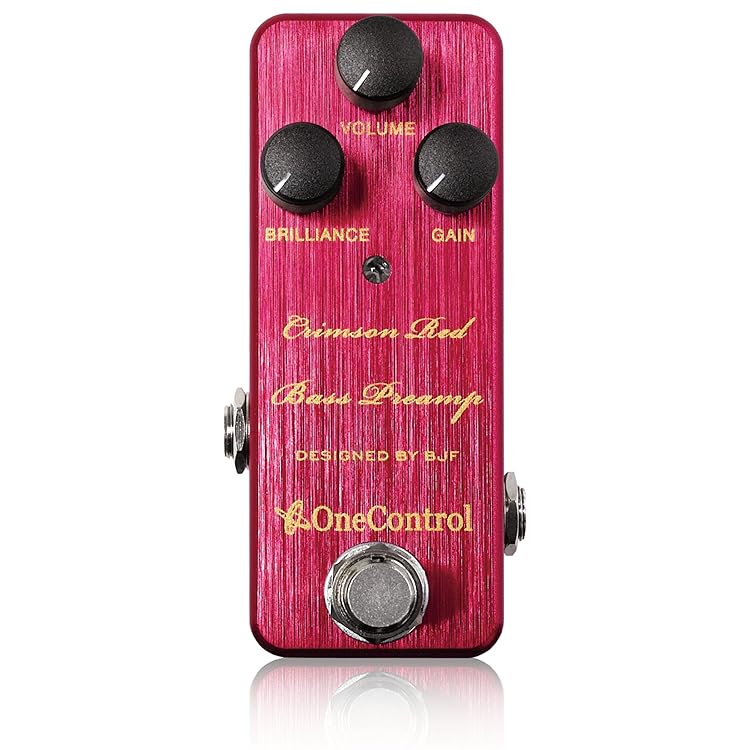 One Control Crimson Red Bass Preamp - エレキベースのサウンドを