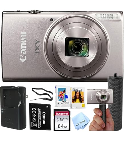 Amazon.com : Canon IXY 600F Digital Camera (Black) + 64GB Memory
