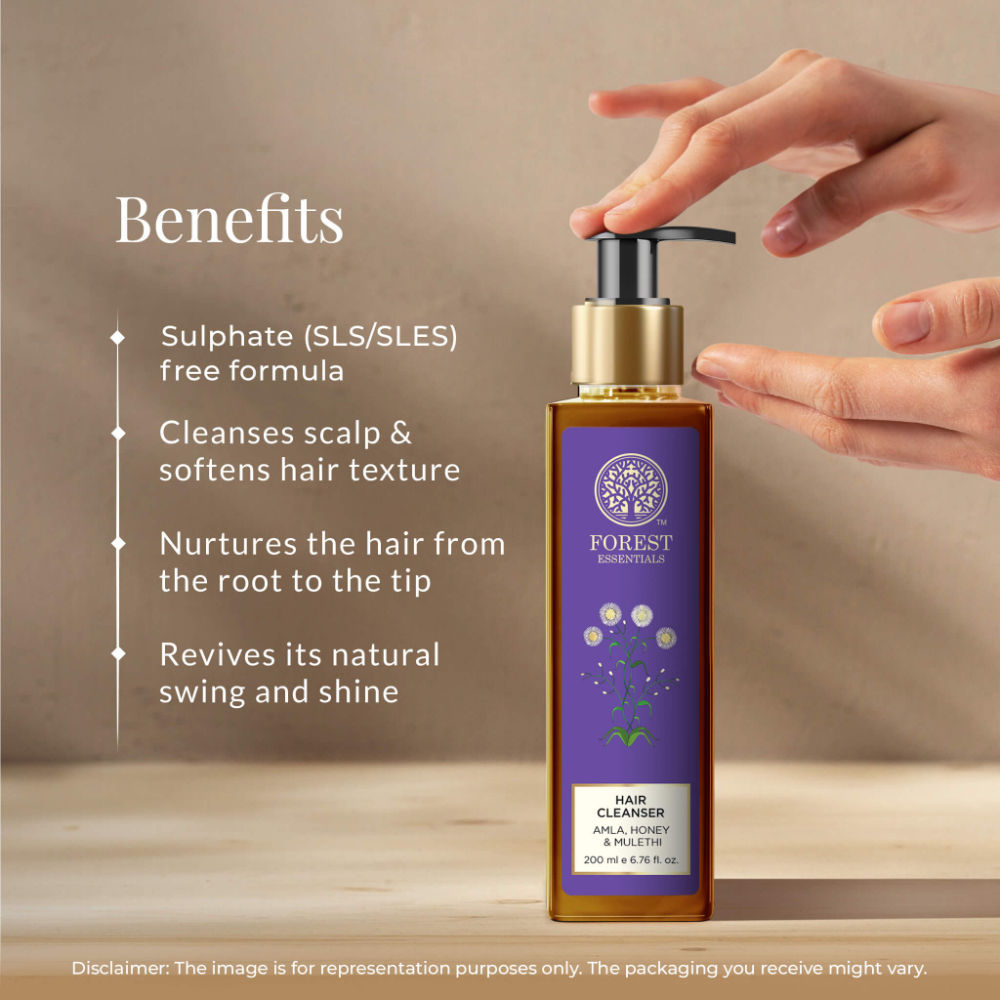Buy Forest Essentials Hair Cleanser - Amla, Honey & Mulethi Online