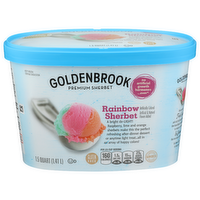 Goldenbrook Rainbow Sherbet - 1.5 Quart - Brookshire's