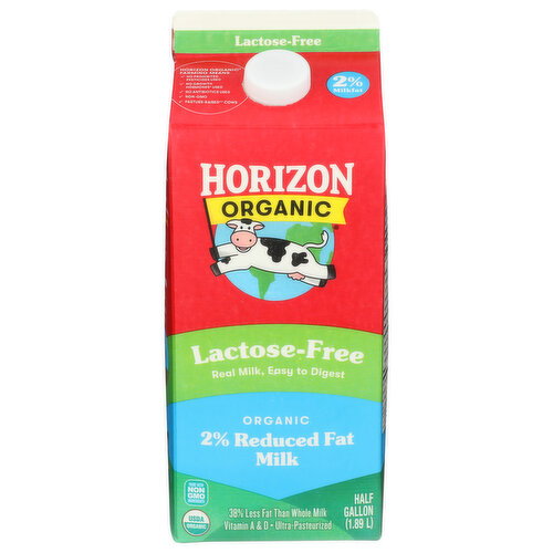 Horizon Ho Org Up Milk 2% Lactose Free 6 2%lactose Organic - Half