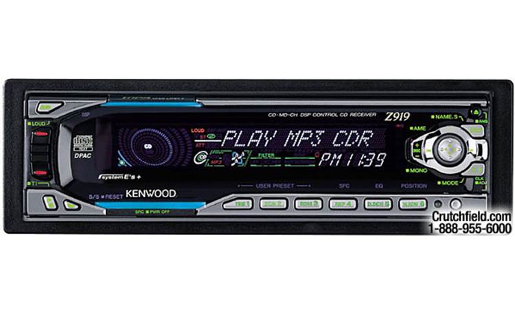 Kenwood eXcelon Z919 MP3-capable CD receiver with CD changer