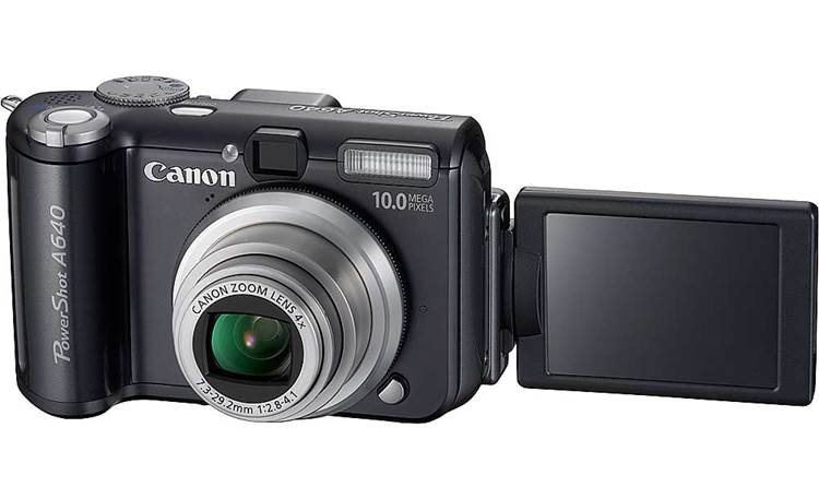 Canon PowerShot A640 10-megapixel digital camera at Crutchfield