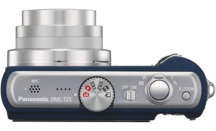 Panasonic Lumix DMC-TZ5 (Blue) 9-megapixel digital camera with 10X