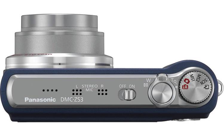 Panasonic Lumix DMC-ZS3 (Blue) 10.1-megapixel digital camera with