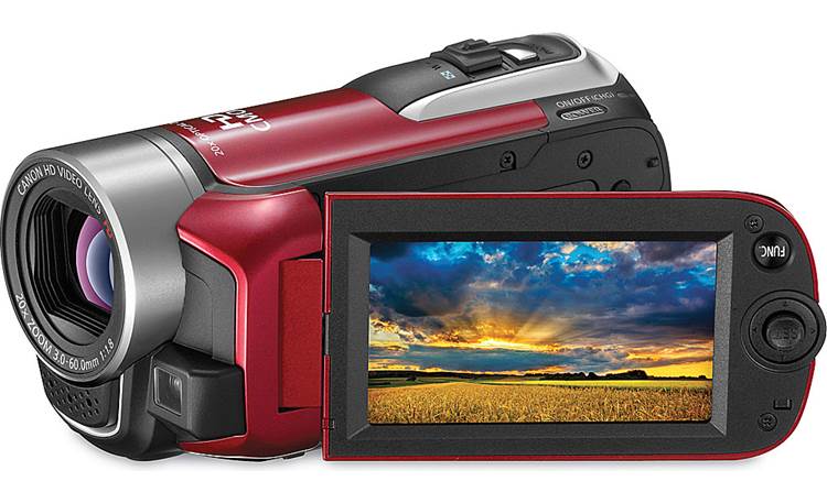 Canon VIXIA HF R10 (Red) HD camcorder with 8GB flash memory (Red