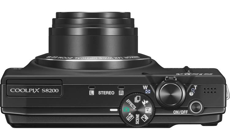 Nikon Coolpix S8200 (Black) 16-megapixel digital camera with 14X